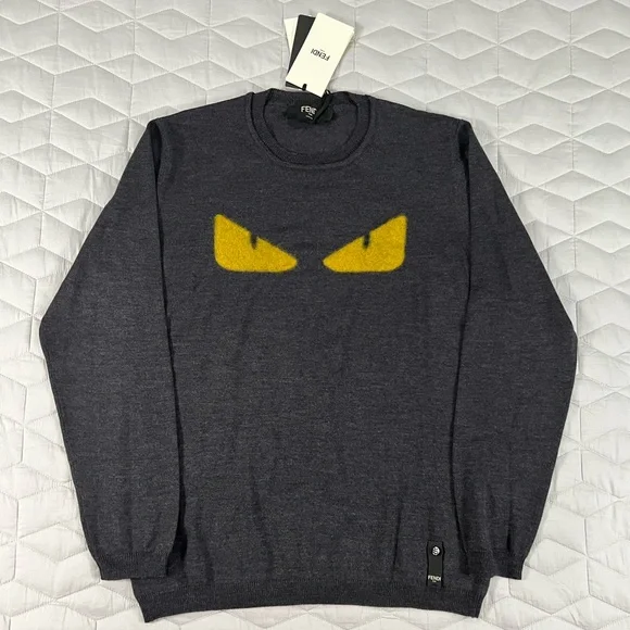 🛑SOLD🛑🐺FENDI FW16 BAG BUGS WOOL SWEATER🐺 - Picture 2 of 8